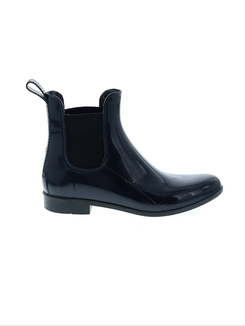 Nine West Women's Dark Navy Chelsea Rain Boot - Waterproof Ankle Boot Size 8
